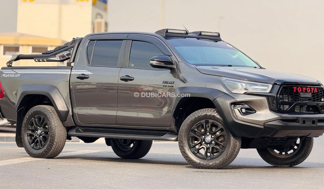 Toyota Hilux MODIFIED TO GR SPORTS | 2.8L DIESEL ENGINE | RHD (AT) | 2021 | ELECTRIC SEAT | 4WD | PREMIUM BLACK I