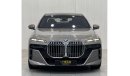 BMW 740Li 2023 BMW 740li M-Sport, Feb 2028 BMW Warranty + Service Pack, Full Options, Low Kms, GCC