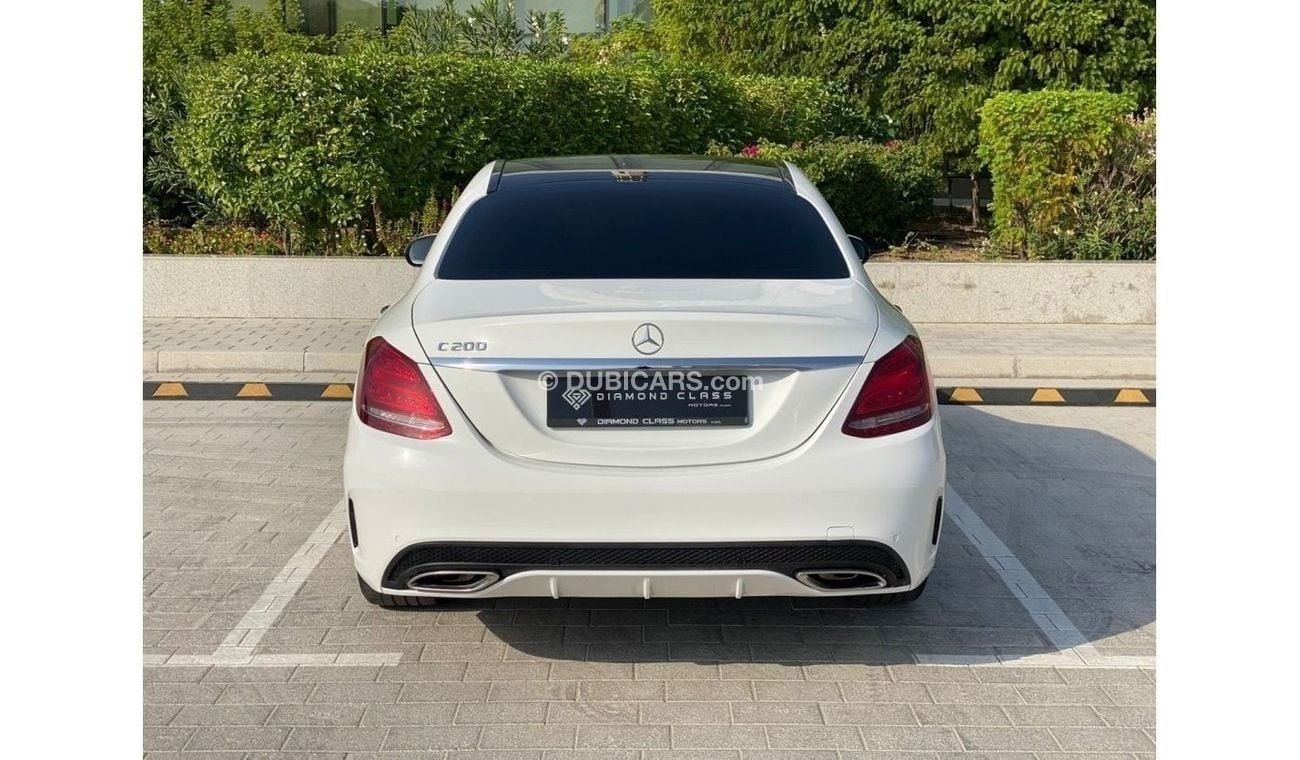 Mercedes-Benz C200 AMG Pack Mercedes C200 AMG  Panoramic  2016 GCC Under Warranty