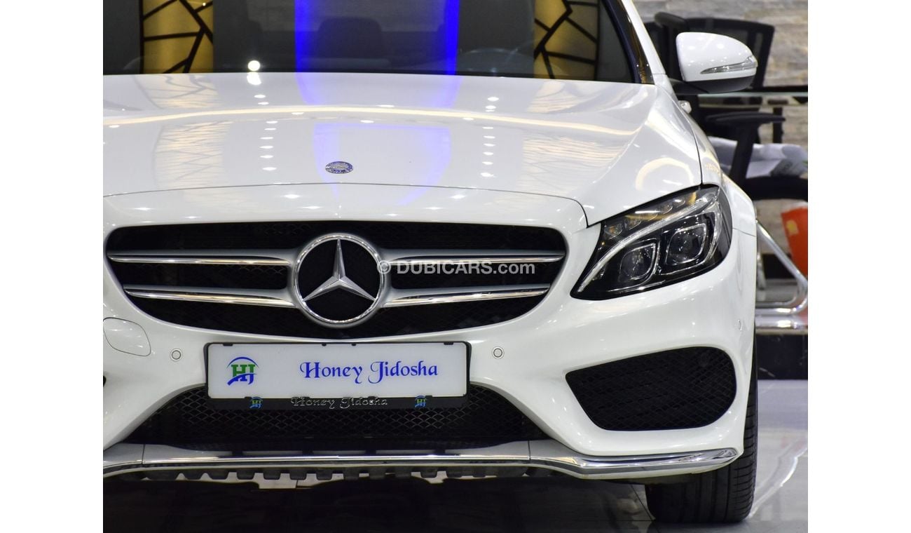 مرسيدس بنز C200 EXCELLENT DEAL for our Mercedes Benz C200 ( 2015 Model ) in White Color GCC Specs