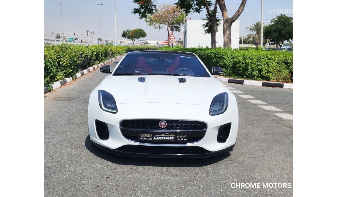 جاكوار F-Type 2019 JAGUAR F-TYPE R-DYNAMIC 300 GCC SPEC 2DR COUPE, 2L 4CYL PETROL, AUTOMATIC, REAR WHEEL DRIVE