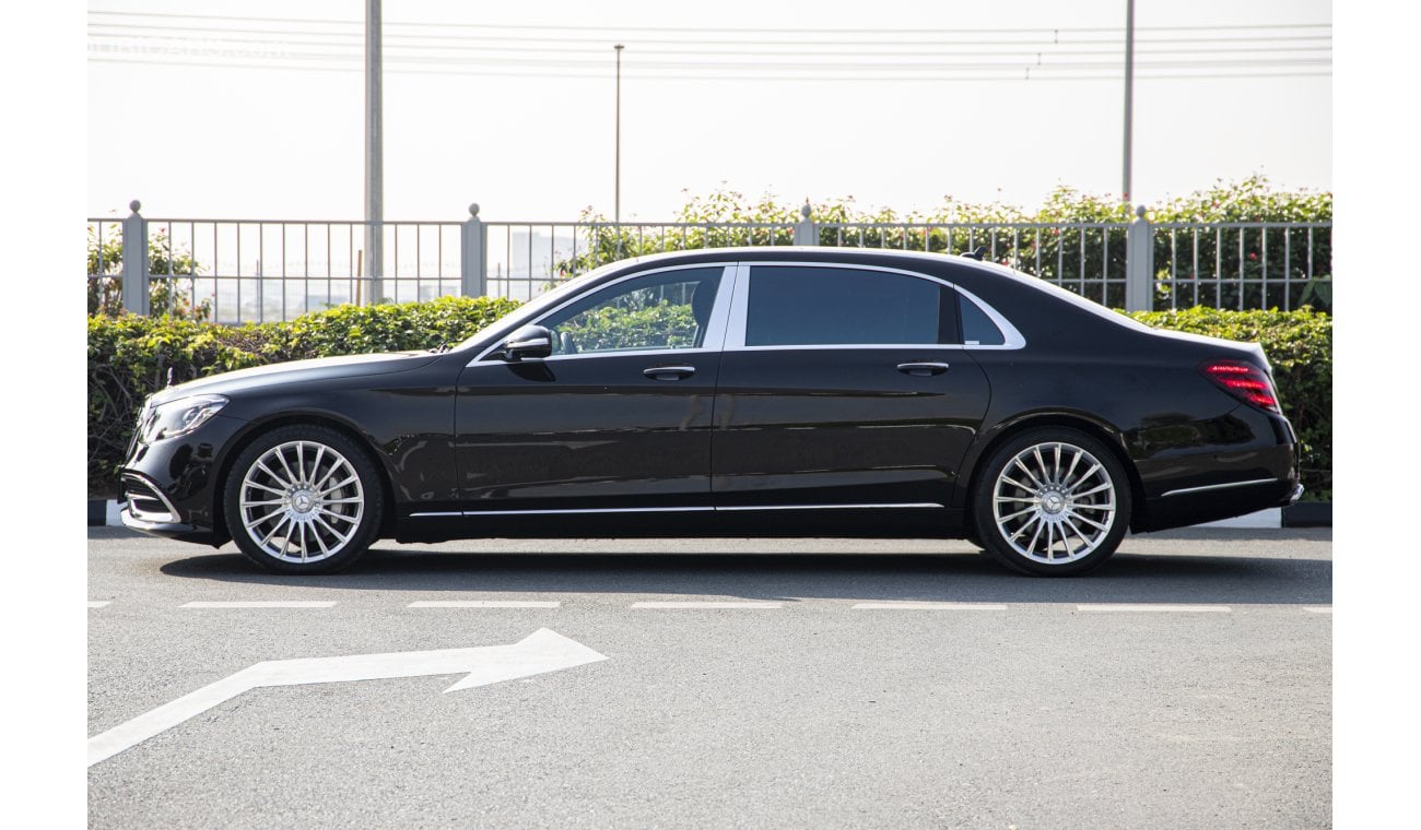 Mercedes-Benz S560 Maybach 2018 - 5855 AED/MONTHLY - 1 YEAR WARRANTY COVERS MOST CRITICAL PARTS