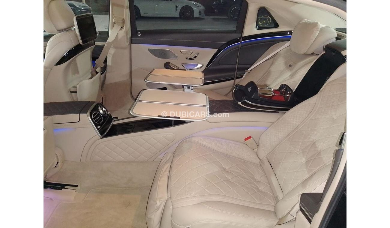 مرسيدس بنز S600 Maybach 6.0L, WITH VIP SEATS, BEIGE INTERIOR AND MORE..