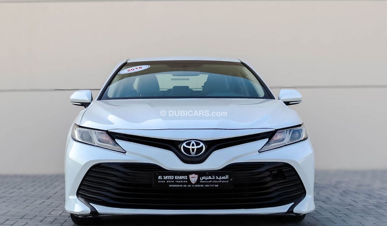 تويوتا كامري S 2.5L (181 HP) Toyota Camry 2018 GCC without accidents in excellent condition 1111 P.M