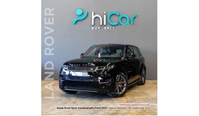 Land Rover Range Rover Sport Autobiography AED 7,973 pm • 0% Downpayment • P400 Autobiography • Agency Warranty Until 2027