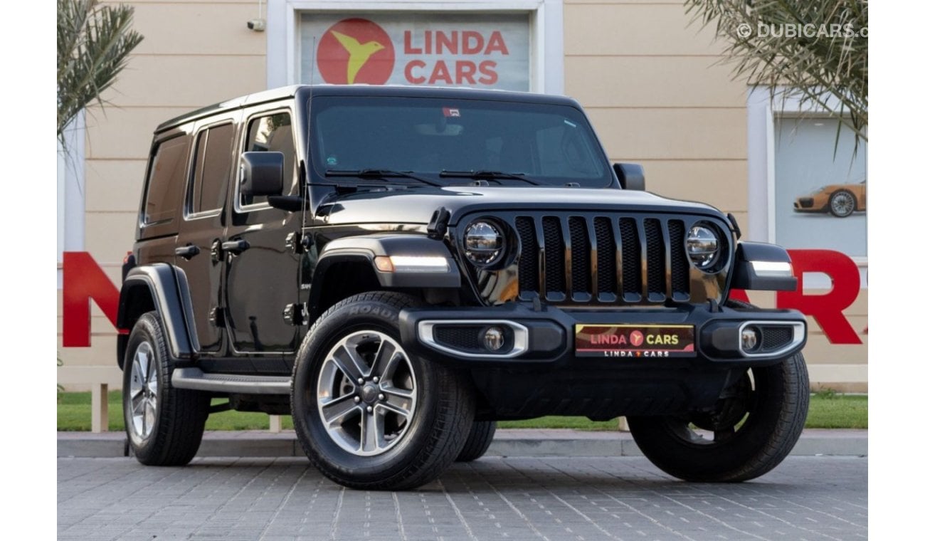 جيب رانجلر Unlimited Sahara 3.6L Jeep Wrangler Unlimited Sahara 2019 GCC (LOWEST MILEAGE) under Warranty with F