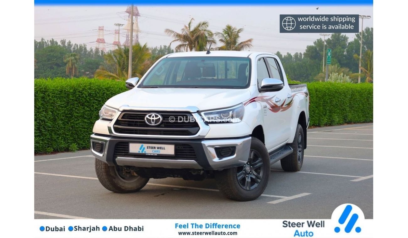 Toyota Hilux SR5 4X4 PICK-UP AUTOMATIC | PETROL - LOW MILEAGE | GCC SPECS | READY TO DRIVE