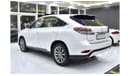 Lexus RX350 EXCELLENT DEAL for our Lexus RX350 ( 2014 Model ) in White Color GCC Specs