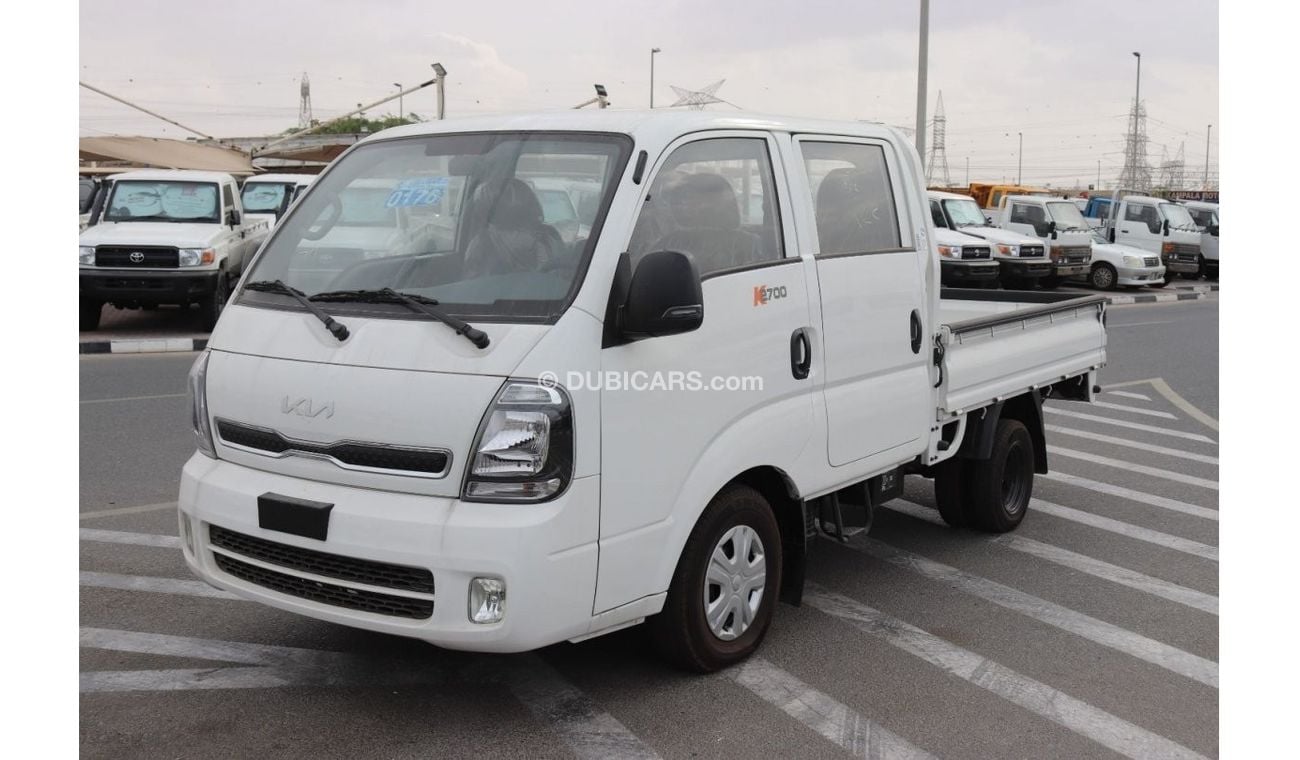 كيا K2700 BONGO 2.7L,DIESEL, DOUBLE CABIN, WHITE COLOR, MONITOR, 4 DOORS ,MODEL 2023 FOR EXPORT