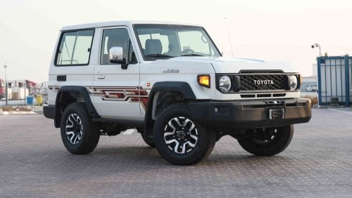 تويوتا لاند كروزر هارد توب 2024 Toyota LC71 4.0 Hard Top - أبيض من الداخل Sadlle Tan | للتصدير فقط