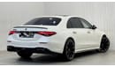 مرسيدس بنز S 580 4MATIC Exclusive 4.0L 2022 Mercedes S580 Original Brabus Kit, One Year Warranty, Full Service Histor