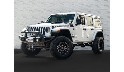 جيب رانجلر AED 3,617 PM • RUBICON STAGE 3 OFF-ROAD MODS • ONLY 4,000 KM • OFFICIAL JEEP WARRANTY + SERVICE PLAN