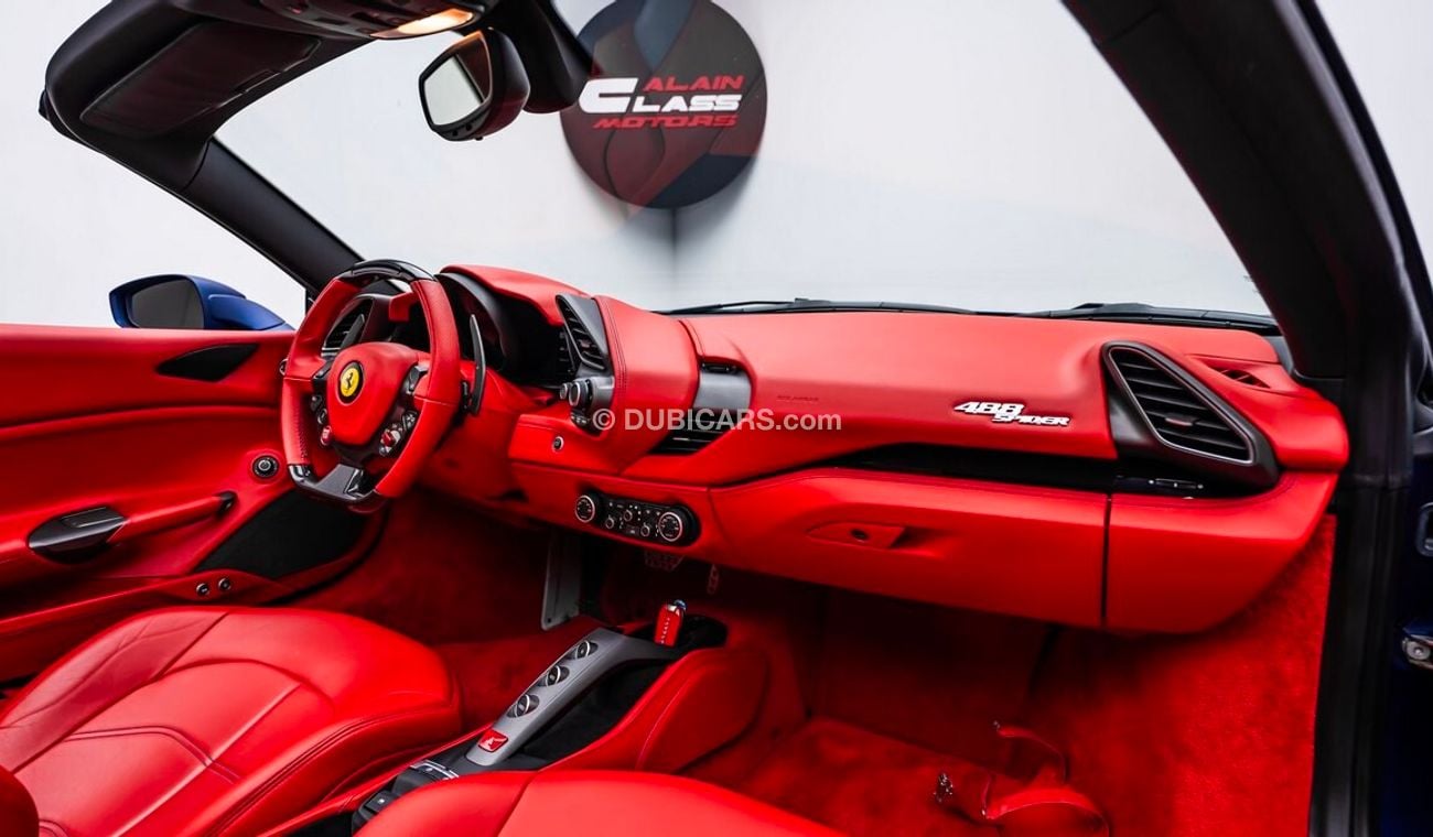 فيراري 488 Spider 2019 - GCC - Under Warranty and Service Contract