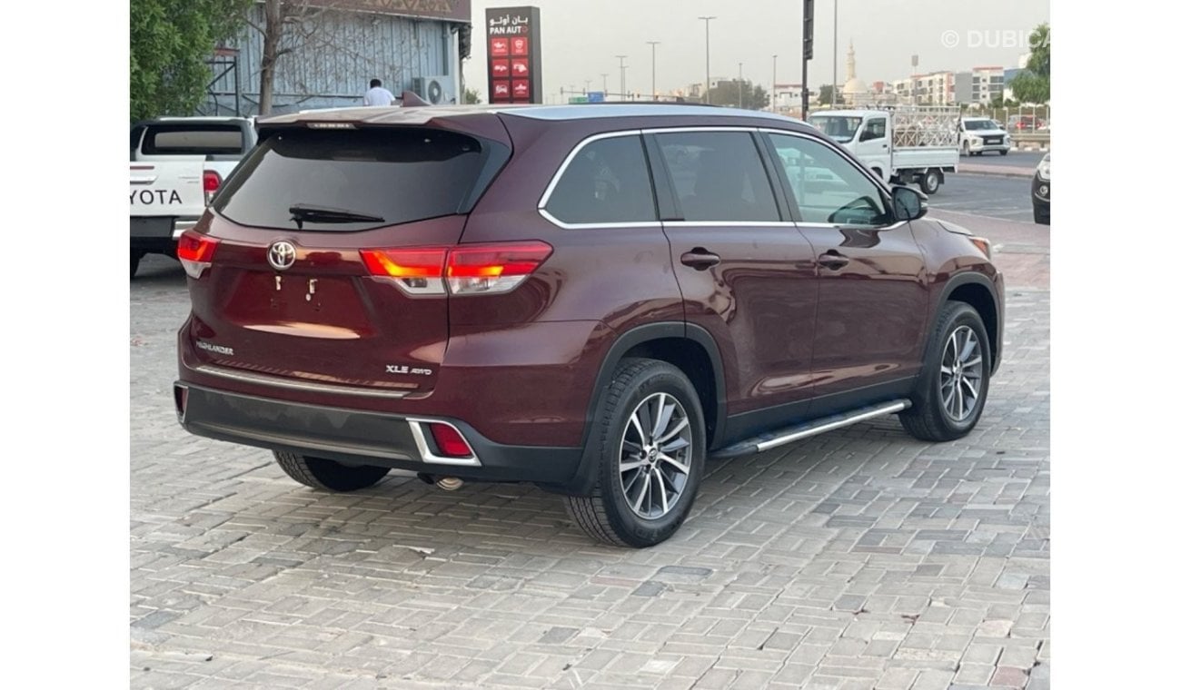 تويوتا هايلاندر 2019 highlander xle AWD push start