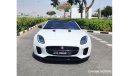 جاكوار F-Type 2019 JAGUAR F-TYPE R-DYNAMIC 300 GCC SPEC 2DR COUPE, 2L 4CYL PETROL, AUTOMATIC, REAR WHEEL DRIVE