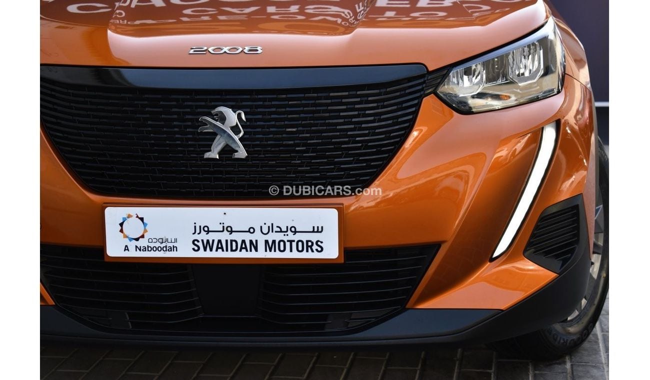 Peugeot 2008 AED 959 PM | ACTIVE 1.2L TC AT GCC MANUFACTURER WARRANTY 2028 OR 100K KM