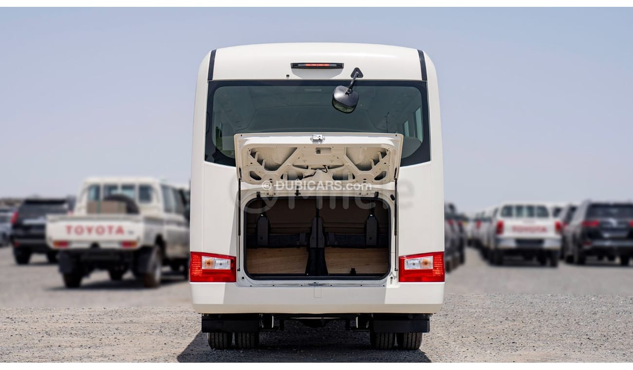 Toyota Coaster RHD 4.2L DIESEL 30-SEATER: WITH MANUAL AC, 4 SPEAKERS, SNORKEL, ABS