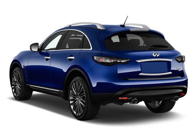 Infiniti QX70 exterior - Rear Right Angled