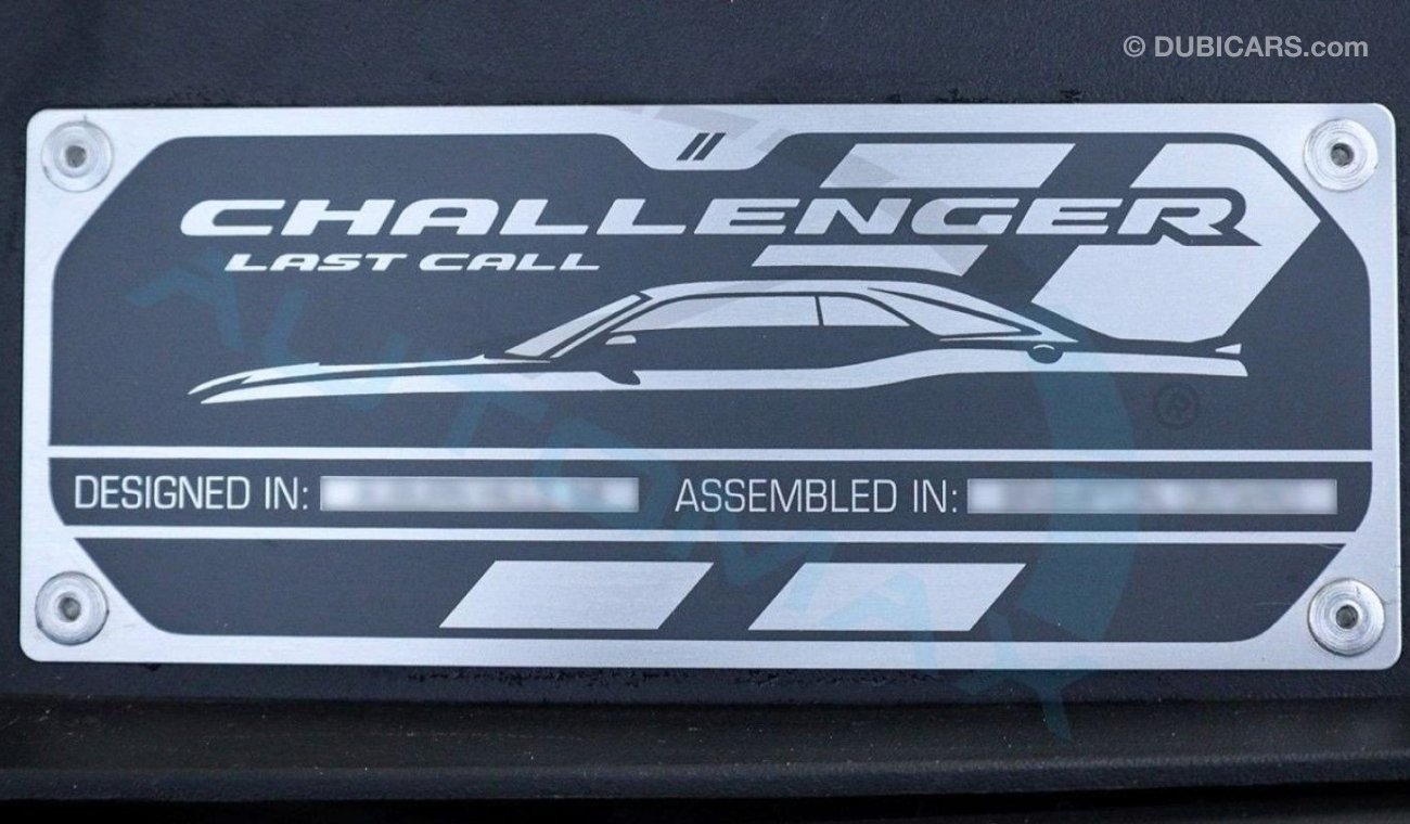 دودج تشالينجر R/T Scat Pack Widebody HEMI 6.4L V8 ''LAST CALL'' , 2023 , 0Km , (ONLY FOR EXPORT)