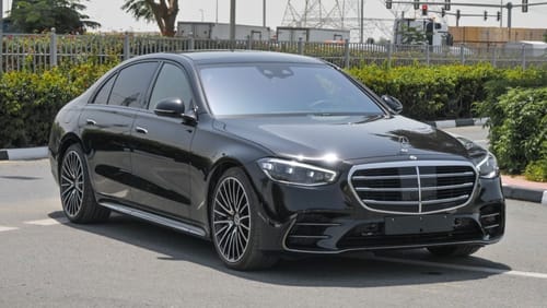 مرسيدس بنز S 580 Mercedes Benz S 580 4Matic V8 | HUD | Pilot Seats Fully Loaded REAR AXLE STEERING | 2024