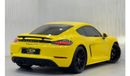 Porsche 718 Cayman GTS 4.0L A/T 2021 Porsche 718 Cayman GTS, Sep 2025 Porsche Warranty, Full Porsche Service History, L