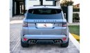 Land Rover Range Rover Sport SVR AED 6,100 PM | SVR CARBON EDITION | UNDER WARRANTY | BRAND NEW CONDITION | LOW MILEAGE