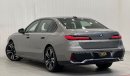 بي أم دبليو 740Li 2023 BMW 740li M-Sport, Feb 2028 BMW Warranty + Service Pack, Full Options, Low Kms, GCC