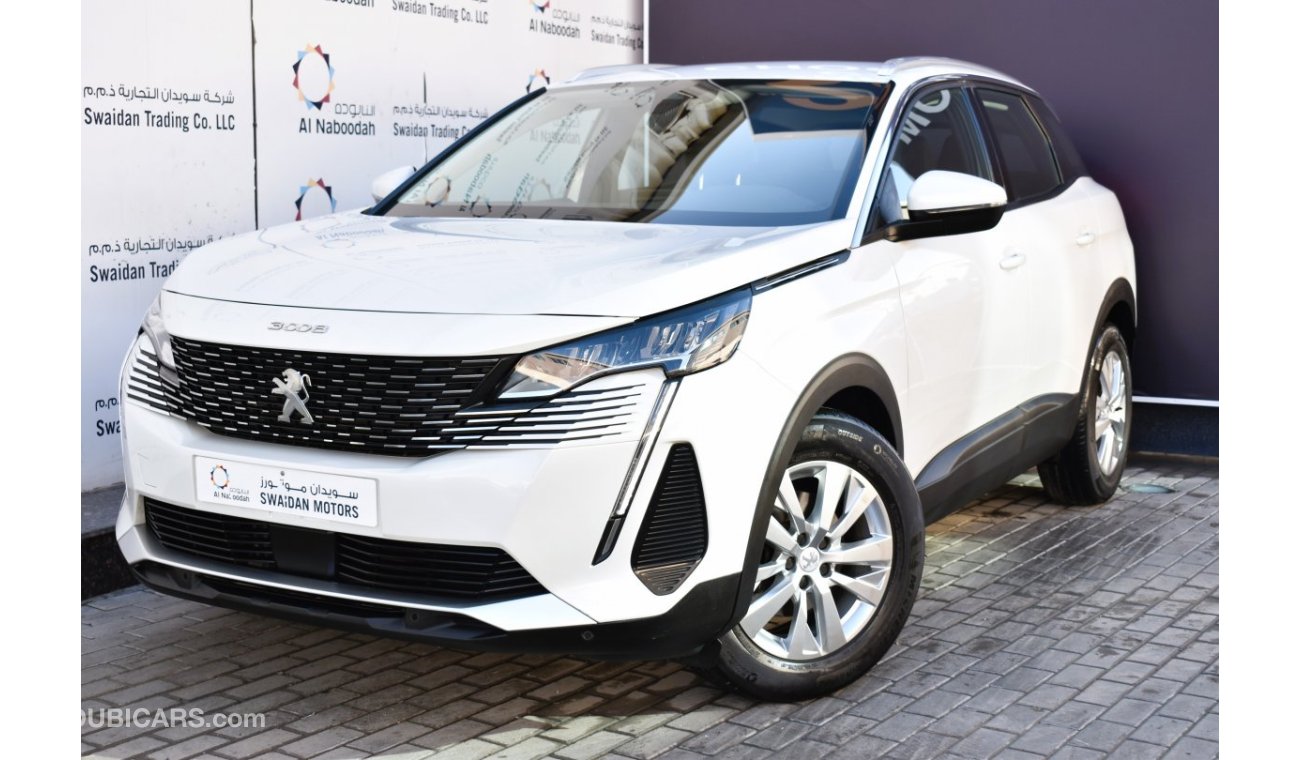 Peugeot 3008 AED 1279 PM | 1.6L ACTIVE 2022 GCC AGENCY WARRANTY UP TO 2026 OR 100K KM