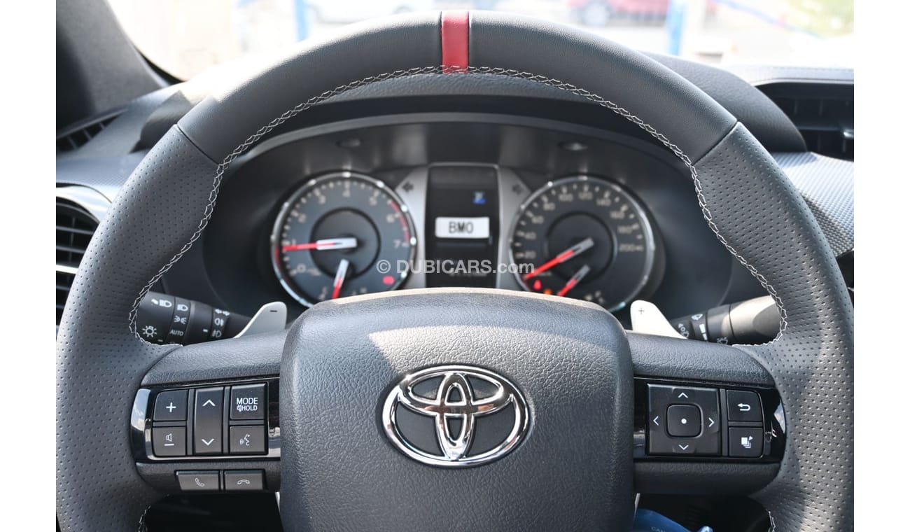 تويوتا هيلوكس Toyota Hilux GR Sport 4.0L V6, Petrol, Double Cab, Pickup, 4WD, 360 Camera Model 2024, Color Black