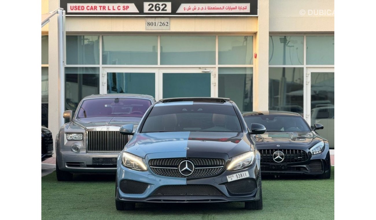 مرسيدس بنز C 43 AMG مرسيدس بنز C43 خليجي 2017 صبغ وكالة بحالة ممتازه بدون حوادث