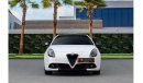 Alfa Romeo Giulietta Veloce | 1,449 P.M  | 0% Downpayment | Agency Warranty & Service!