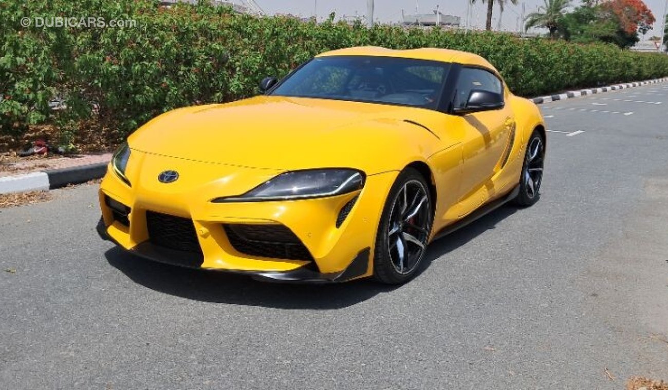 Toyota Supra SUPRA 2020 GR V6 3.0L TURBOCHAGERED GCC SERVICE+ WARRANTY AL FUTTAIM, TOP OPTION ORGINAL PAINT 100%