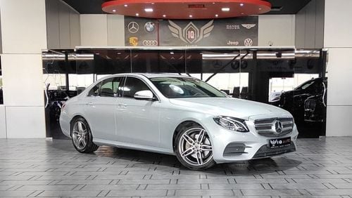 مرسيدس بنز E200 AED 2,200 P.M | 2019 MERCEDES BENZ E200 AMG KIT 2.0L | SUNROOF | GCC | UNDER GARGASH WARRANTY