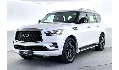 Infiniti QX80 Luxe Sensory ProActive - Black Edition | 1 year free warranty | 0 Down Payment