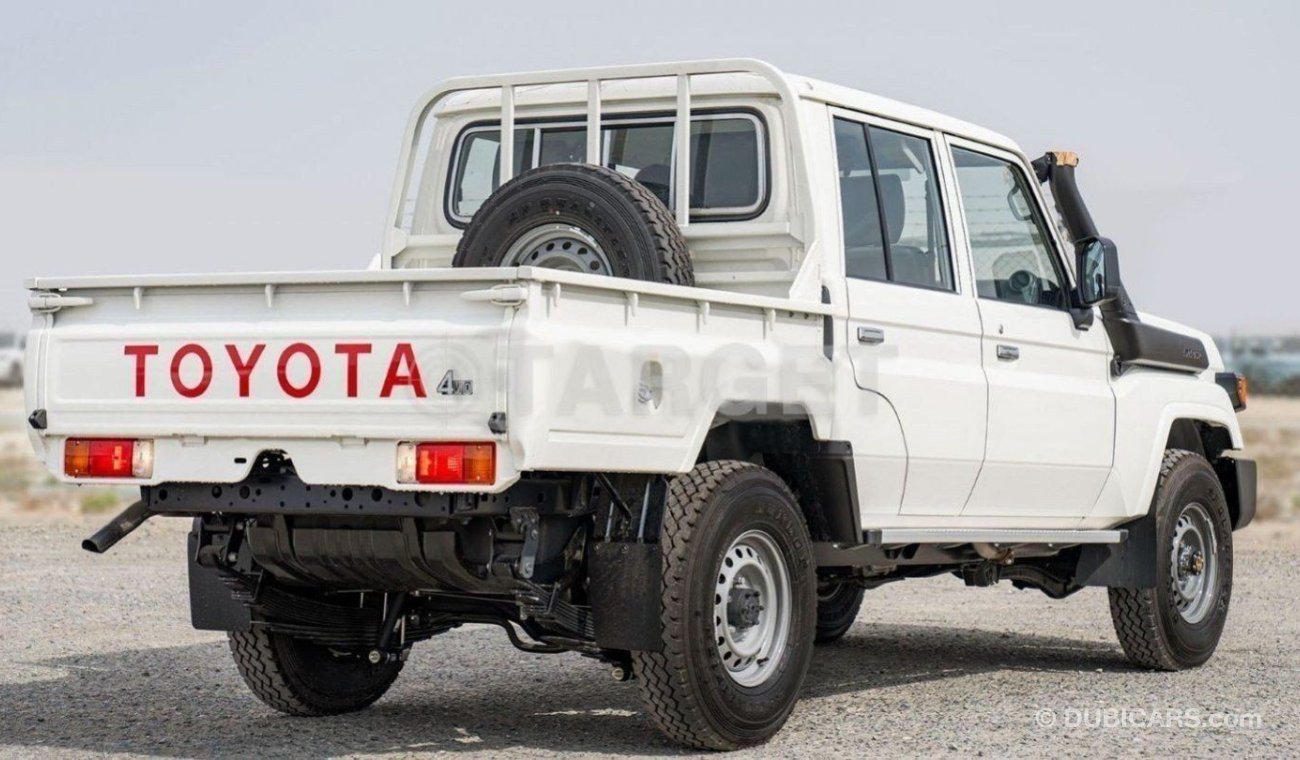 تويوتا لاند كروزر بيك آب Land cruiser DOUBLE CABIN lc79 4.2L DIESEL V6 MY2024 FOR EXPORT ONLY.