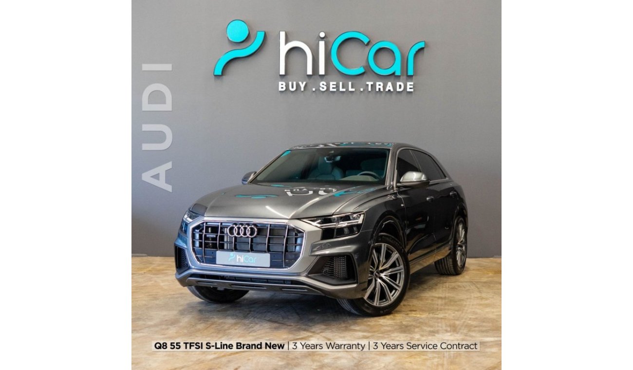 Audi Q8 AED 4,602 pm • 0% Downpayment • 55TFSI • S-Line • 3 Years Warranty 