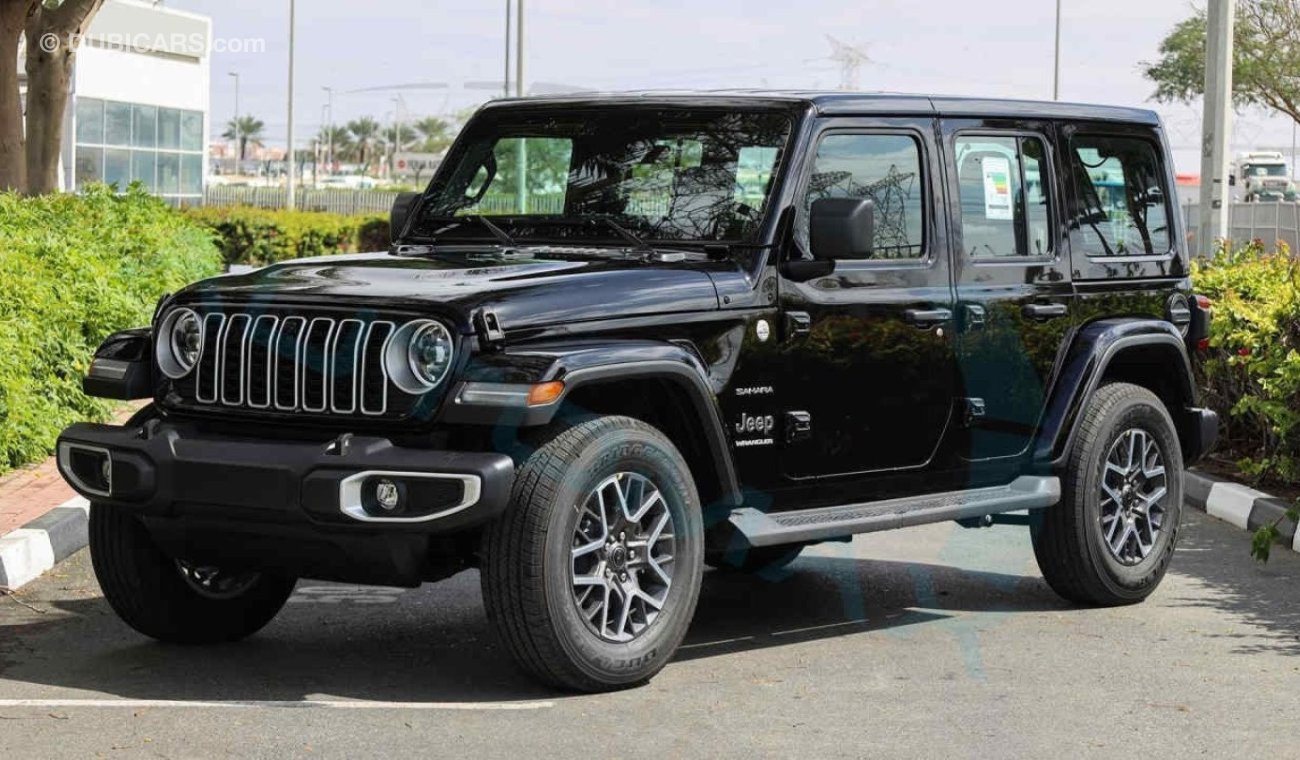 Jeep Wrangler Unlimited Sahara Turbo , 2024 GCC , 0Km , With 5 Years Warranty & 3 Years Service @Official Dealer