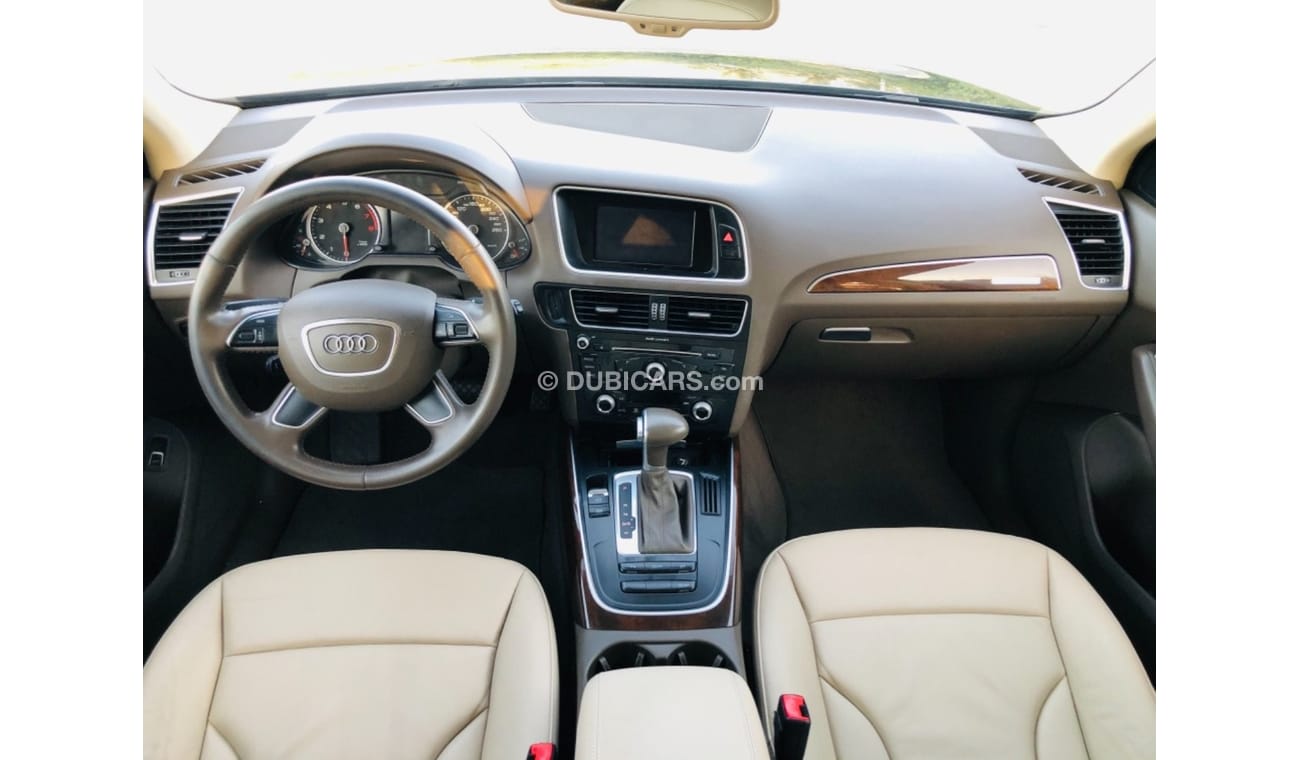 Audi Q5 40 TFSI S-Line MODEL 2015 GCC CAR PER  CONDITION INSIDE AND OUTSIDE  FULL ELECTRIC CONTROL STEERING 