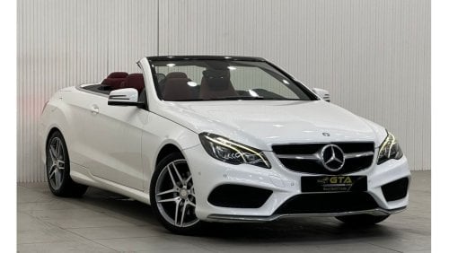 Mercedes-Benz E 250 Std 2015 Mercedes Benz E250 AMG Cabriolet, Full Options, Excellent Condition, GCC