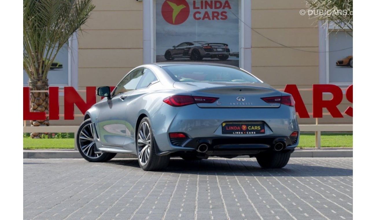 Infiniti Q60 Premium Infiniti Q60 2018 GCC (LOWEST MILEAGE) under Warranty with Flexible Down-Payment.