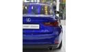 لكزس IS 350 EXCELLENT DEAL for our Lexus IS350 F-Sport ( 2016 Model ) in Blue Color GCC Specs