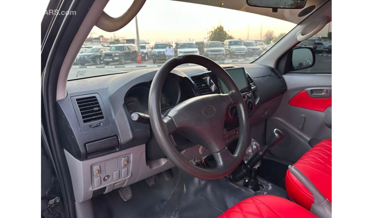 Toyota Hilux DOUBLE CABIN | PREMIUM SPORTS BAR WITH BASKET | 2009 | 2.7L PETROL | LHD | MANUAL | RED INTERIOR