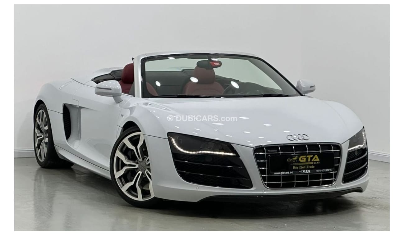 Audi R8 2012 Audi R8 Quattro V10 Spyder, Full Service History, Very Low Kms, GCC Specs