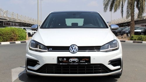 فولكس واجن جولف ار VOLKSWAGEN GOLF R 2019 GCC WITH FULL AGENCY SERVICE HISTORY IN MINT CONDITION