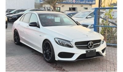 Mercedes-Benz C 43 AMG MERCEDES C43 2018 WHITE INSIDE RED JAPAN IMPORT WITH LOW MILLAGE