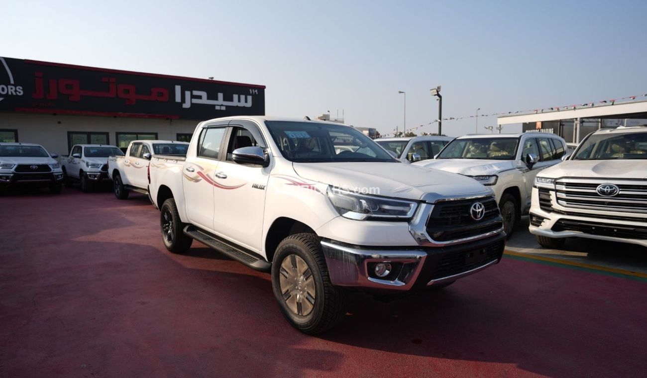 تويوتا هيلوكس TOYOTA HILUX DC 2.7L 4X4 PETROL, A/T, MY25 FULL OPTION WITH PUSH START