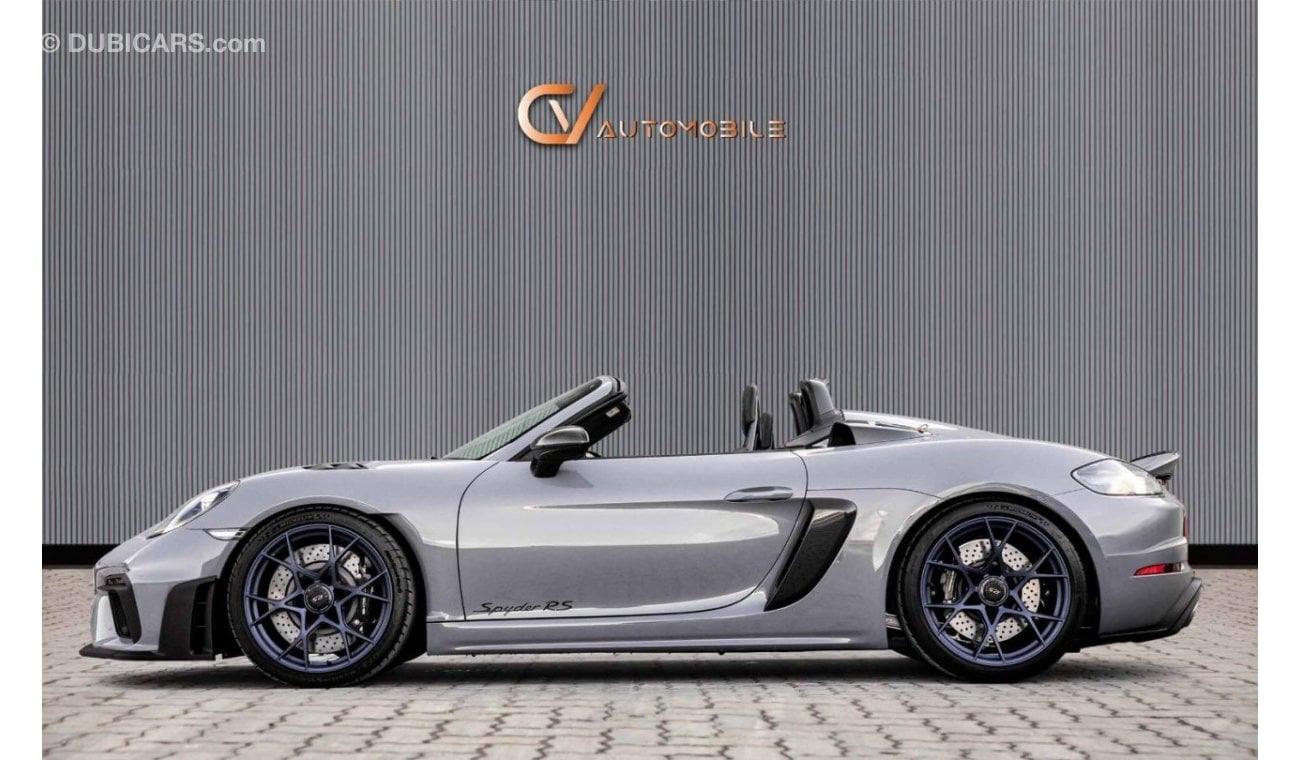 Porsche 718 Boxster Spyder RS - GCC Spec - With Warranty