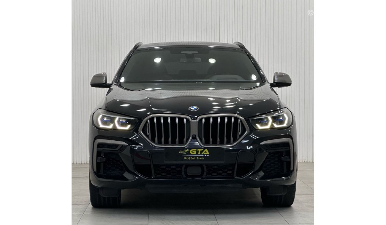 بي أم دبليو X6 2022 BMW X6 M50i, 2027 Agency Service Contract, Full BMW Service History, GCC