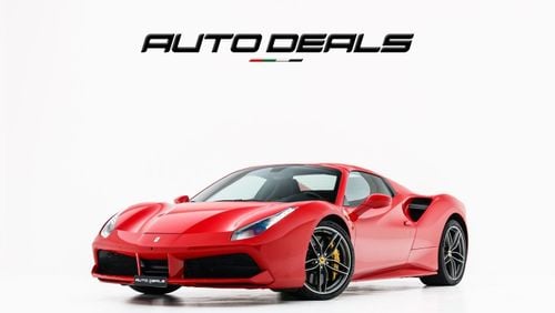 Ferrari 488 Spider | GCC - Warranty - Service Contract - Very Low Mileage - Perfect Condition | 3.9L V8