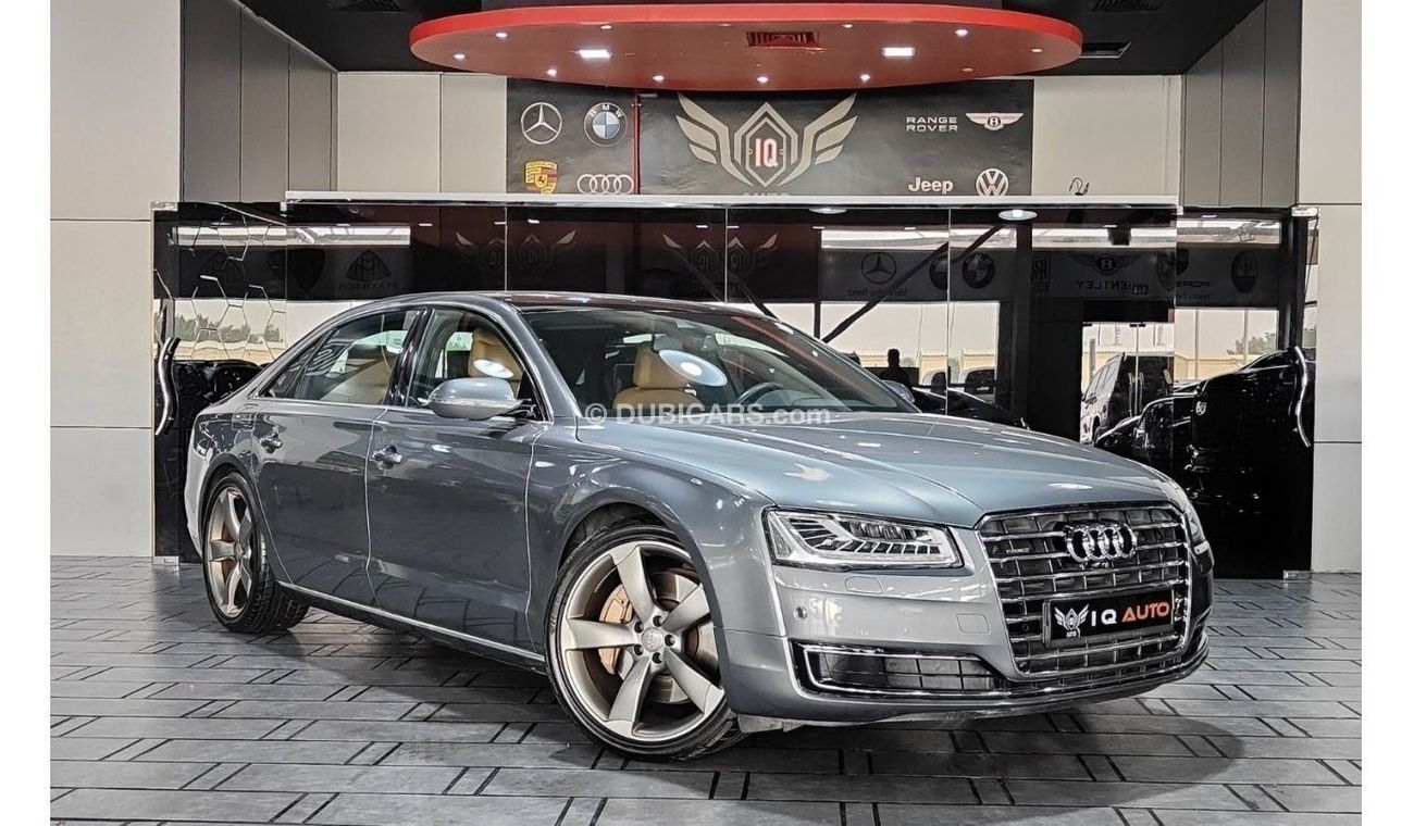 Audi A8 L 60 TFSI quattro Rear Package AED 2,100 P.M | 2016 AUDI A8L 60 TFSI QUATTRO 4.0 L V8  | GCC | FULL